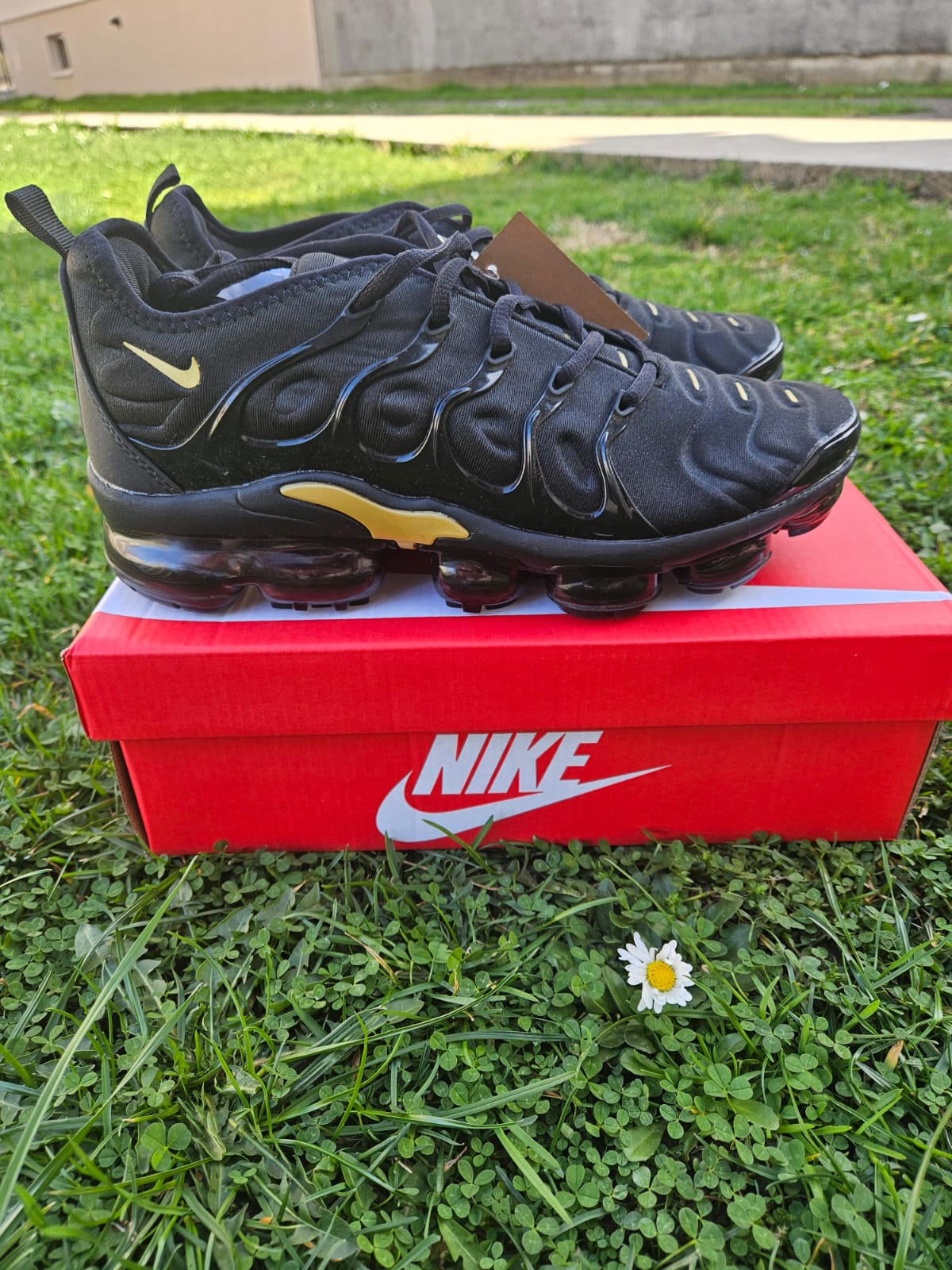 NIKE PATIKE VAPORMAX Plus Black Gold